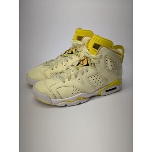 Nike Air Jordan 6 Retro GS Dynamic Yellow Floral 543390-800 5.5Y Sneakers